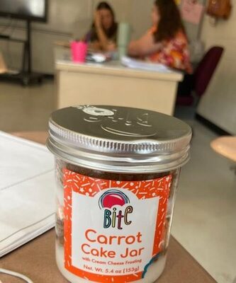 Carrot Cake Jar With Cream Cheese Frosting, Carrot