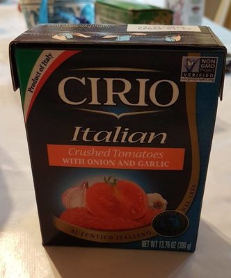 Italian With Onion And Garlic Crushed Tomatoes
