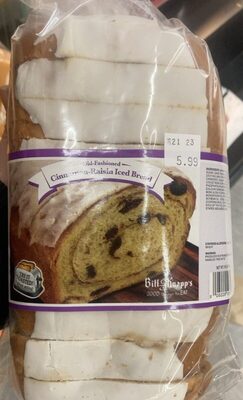 Old-Fashioned Cinnamon-Raisin Iced Bread, Cinnamon-Raisin