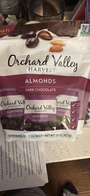 Dark Chocolate Almonds, Dark Chocolate