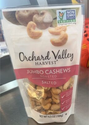 Salted Roasted Jumbo Cashews, Salted Roasted
