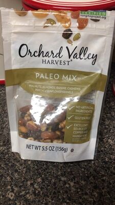 Paleo Walnuts, Almonds, Raisins, Cashews, Pepitas & Sunflower Kernels Mix, Paleo