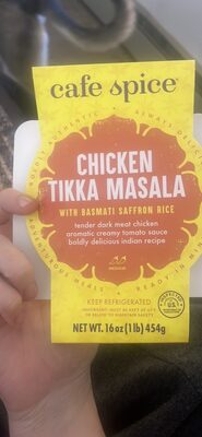 Medium Chicken Tikka Masala With Basmati Saffron Rice Tandoori Roasted Chicken Creamy Tomato & Fenugreek Sauce Saffron Infused Rice, Medium Chicken Tikka Masala