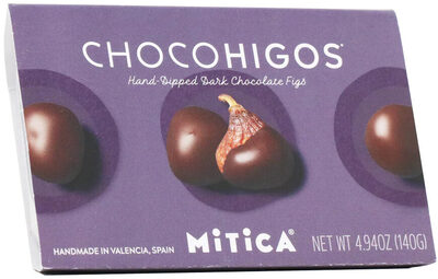 Hand-Dipped Dark Chocolate Figs, Dark Chocolate