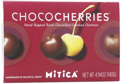 Chocoherries Hand-Dipped Dark Chocolate Candied Cherries