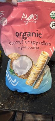 Original Coconut Organic Coconut Crispy Rollers, Original Coconut