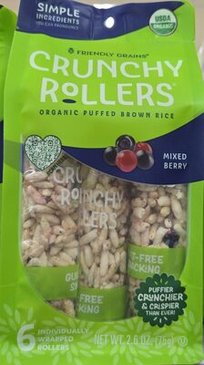 Mixed Berry Organic Crunchy Rice, Mixed Berry