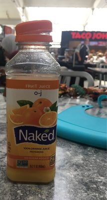 Naked O-J Orange Juice 15.2 Fluid Ounce Plastic Bottle