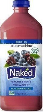 Blue Machine A Blend Of 4 Juices, Blue Machine