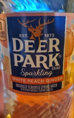 White Peach Ginger Sparkling Spring Water