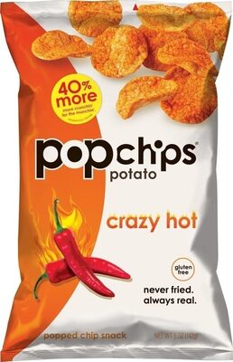 Crazy Hot Potato Popped Chip Snack, Crazy Hot