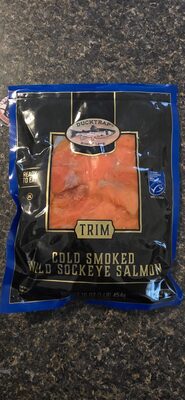 Smoked Wild Salmon Trim, Smoked