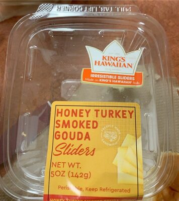 Honey Turkey Smoked Gouda Sliders, Honey Turkey Smoked Gouda