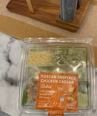Tuscan Inspired Chicken Caesar With Chicken Breast With Rib Meat Salad, Tuscan Inspired Chicken Caesar