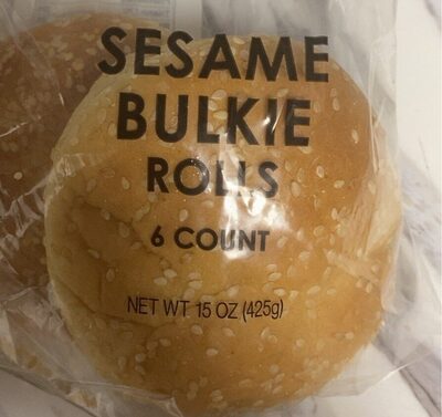 Sesame Bulkie Rolls, Sesame
