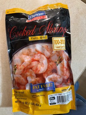 Peeled & Deveined Tail-Off Cooked Shrimp
