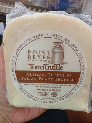 Toma Truffle Savory Artisanal Cheese, Toma Truffle