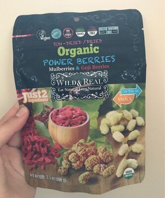 Mulberries & Goji Berries Sun-Dried / Dried Power Berries, Mulberries & Goji Berries
