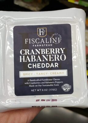 Cranberry Habanero Cheddar Cheese, Cranberry Habanero Cheddar