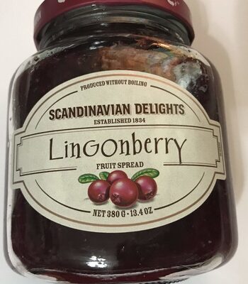 Scandinavian Delights, Fruit Spread, Lingonberry, Lingonberry