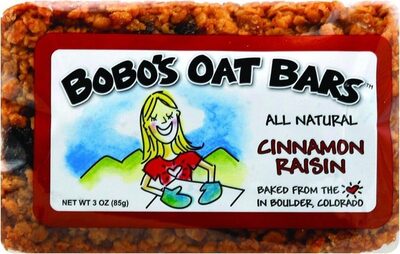 Cinnamon Raisin Oat Bar, Cinnamon Raisin