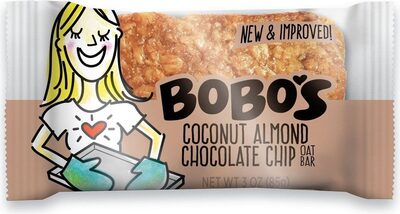 Coconut Almond Chocolate Chip Oat Bar, Coconut Almond Chocolate Chip