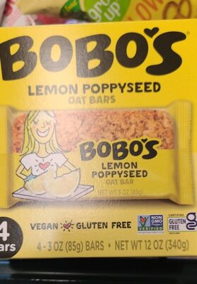 Lemon Poppyseed Oat Bars, Lemon Poppyseed