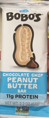 Chocolate Chip Peanut Butter Bar, Chocolate Chip Peanut Butter