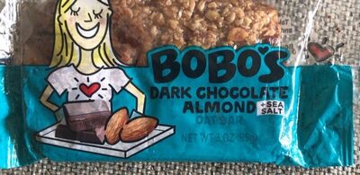 Dark Chocolate Almond + Sea Salt Oat Bar, Dark Chocolate Almond + Sea Salt