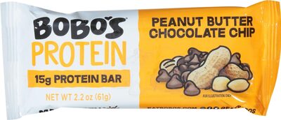 Peanut Butter Chocolate Chip Protein Bar, Peanut Butter Chocolate Chip