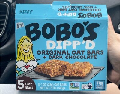 Original + Dark Chocolate Dipp'D Oat Bars, Original + Dark Chocolate