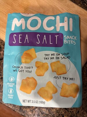 Sea Salt Mochi Snack Bites, Sea Salt
