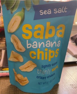 Sea Salt Saba Banana Chips, Sea Salt