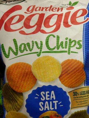 Sea Salt Garden Veggie Wavy Chips, Sea Salt