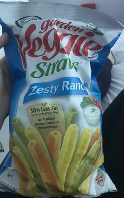 Zesty Ranch Garden Veggie Straws, Zesty Ranch