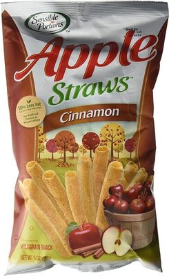 Cinnamon Apple Straws Multigrain Snack, Cinnamon
