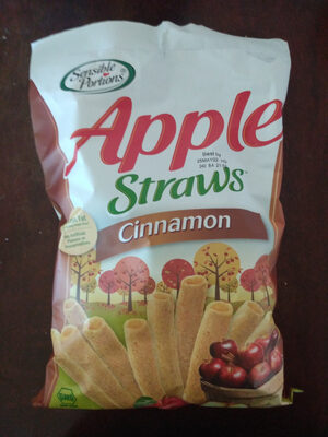 Sensible Portions, Apple Straws, Multigrain Snack, Cinnamon, Cinnamon