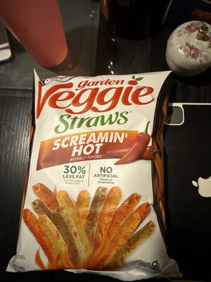Screamin' Hot Flavored Vegetable & Potato Snack, Screamin' Hot