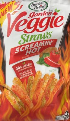 Screamin' Hot Flavored Vegetable & Potato Snack, Screamin' Hot