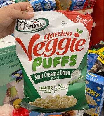 Sour Cream & Onion Flavored Baked Corn Puffs, Sour Cream & Onion
