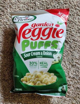 Sour Cream & Onion Flavored Baked Corn Puffs, Sour Cream & Onion