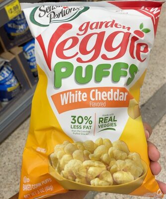 White Cheddar Flavored Garden Veggie Baked Corn Puffs, White Cheddar
