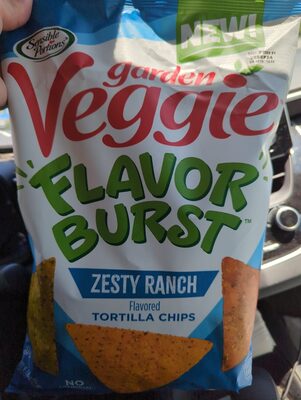 Zesty Ranch Garden Veggie Flavor Burst Tortilla Chips, Zesty Ranch