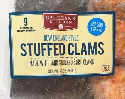New England Style Stuffed Clams, New England Style