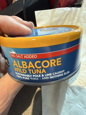 No Salt Added Albacore Wild Tuna