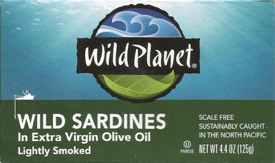 Lightly Smoked Wild Sardines In Extra Virgin Olive Oil, Lightly Smoked