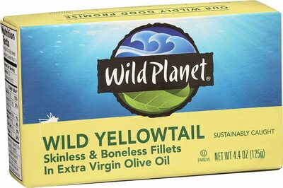 Wild Yellowtail Fillets In Extra Virgin Olive Oil