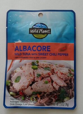 Albacore Wild Tuna With Sweet Chili Pepper, Sweet Chili Pepper