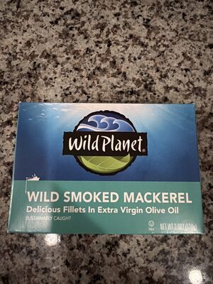 Wild Smoked Mackerel Delicious Fillets In Extra Virgin Olive Oil
