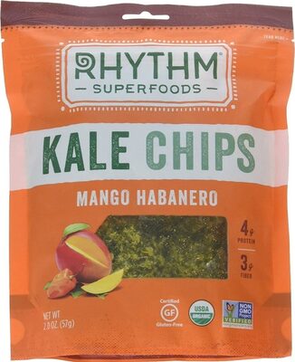 Mango Habanero Organic Kale Chips, Mango Habanero